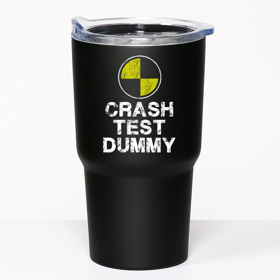 Crash Test Dummy Tumbler
