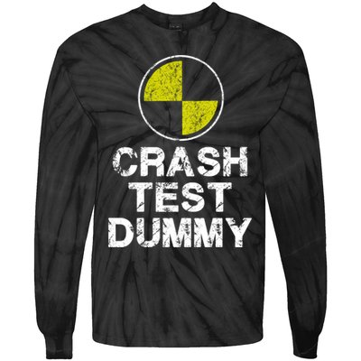 Crash Test Dummy Tie-Dye Long Sleeve Shirt