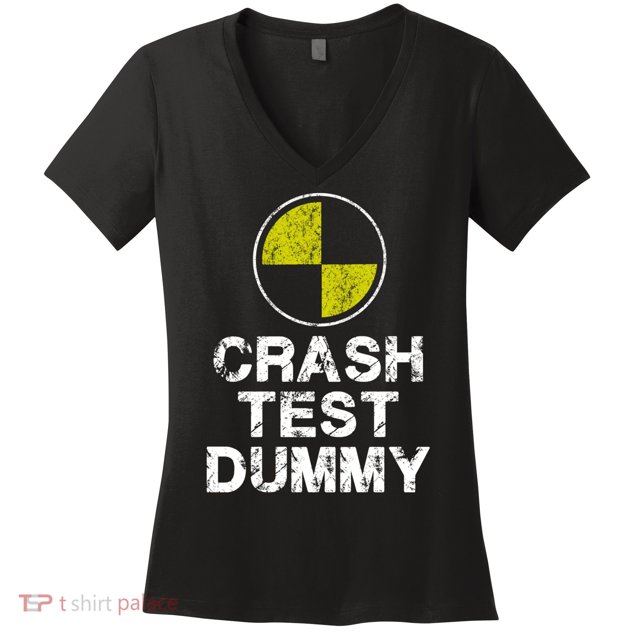 Crash Test Dummy Women's V-Neck T-Shirt