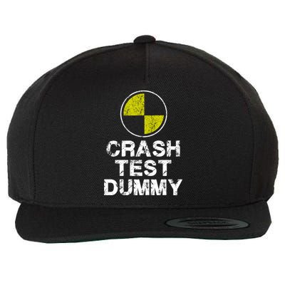 Crash Test Dummy Wool Snapback Cap