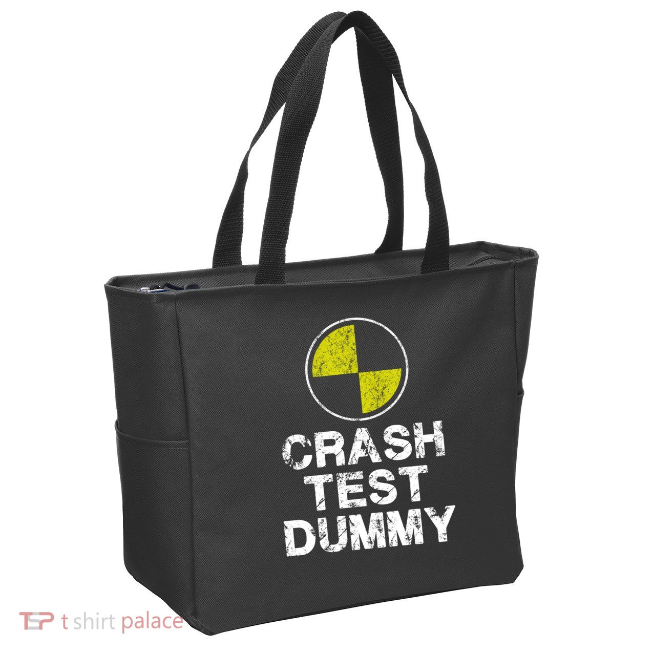 Crash Test Dummy Zip Tote Bag