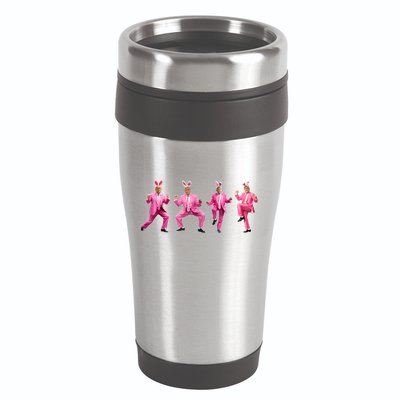 Cute Trump Dance Easter Day Bunny Funny Trump Easter Day 16oz Travel Tumbler