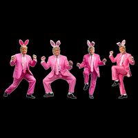 Cute Trump Dance Easter Day Bunny Funny Trump Easter Day Zip Tote Bag