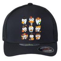 Cute Teeth Dental Squad Dental Assistant Thanksgiving Flexfit Unipanel Trucker Cap