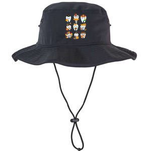 Cute Teeth Dental Squad Dental Assistant Thanksgiving Legacy Cool Fit Booney Bucket Hat