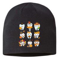 Cute Teeth Dental Squad Dental Assistant Thanksgiving Sustainable Beanie