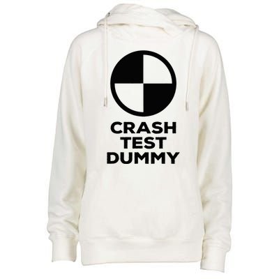 Crash Test Dummy Crash Test Dummy Costume Womens Funnel Neck Pullover Hood
