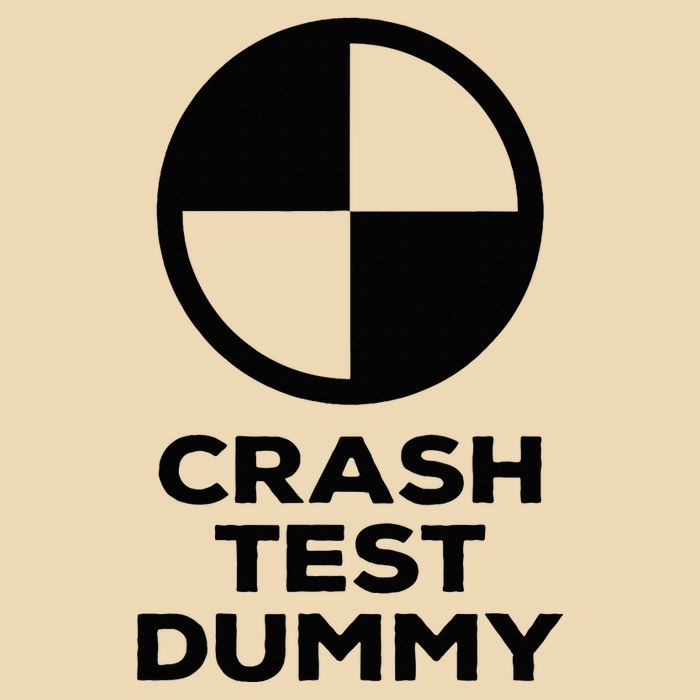Crash Test Dummy Crash Test Dummy Costume Drawstring Bag