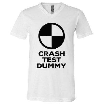 Crash Test Dummy Crash Test Dummy Costume V-Neck T-Shirt