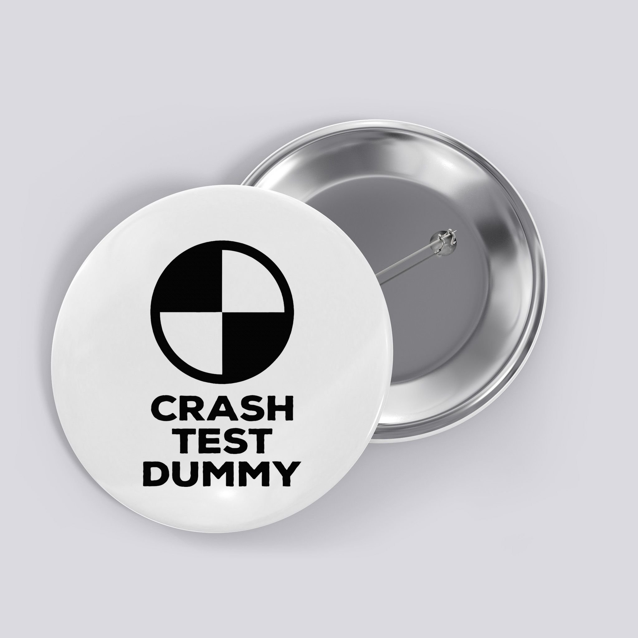 Crash Test Dummy Crash Test Dummy Costume Button