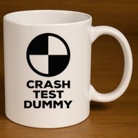 Crash Test Dummy Crash Test Dummy Costume 11oz C Handle Ceramic Mug