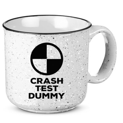 Crash Test Dummy Crash Test Dummy Costume 15oz Campfire Ceramic Mug