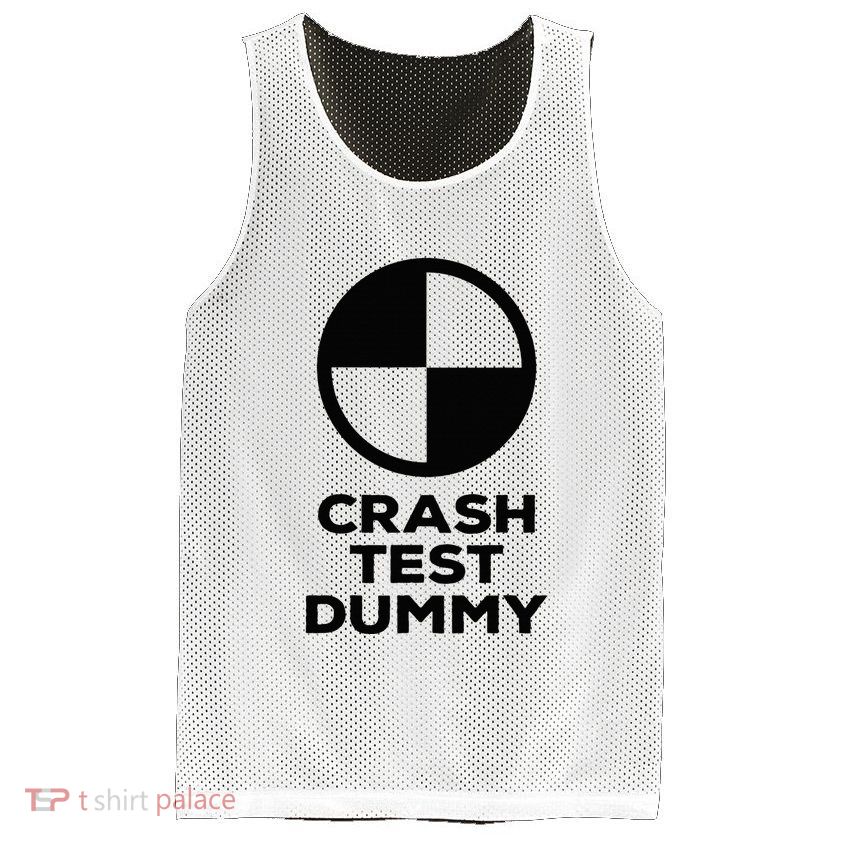 Crash Test Dummy Crash Test Dummy Costume Mesh Reversible Basketball Jersey Tank