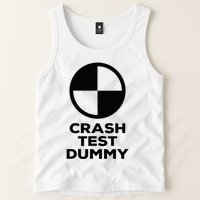 Crash Test Dummy Crash Test Dummy Costume Tank Top