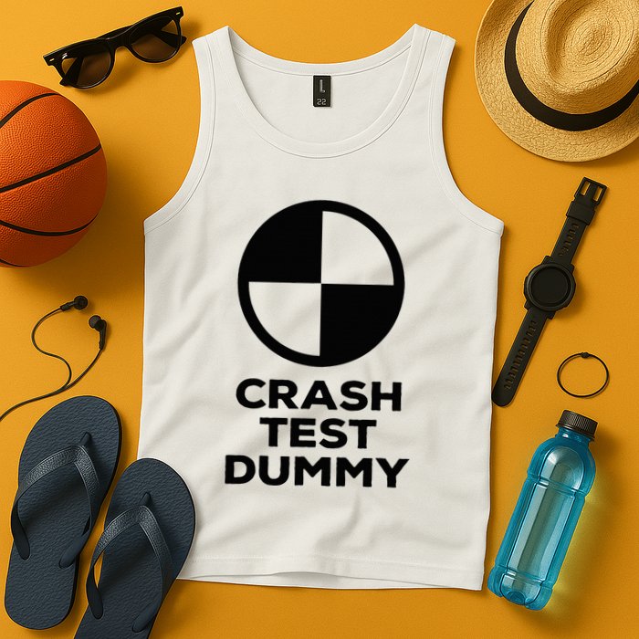 Crash Test Dummy Crash Test Dummy Costume Tank Top