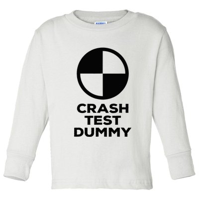 Crash Test Dummy Crash Test Dummy Costume Toddler Long Sleeve Shirt