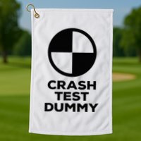 Crash Test Dummy Crash Test Dummy Costume Golf Towel