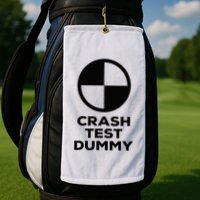 Crash Test Dummy Crash Test Dummy Costume Golf Towel