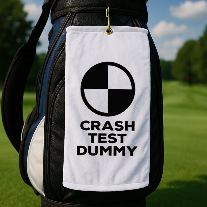 Crash Test Dummy Crash Test Dummy Costume Golf Towel