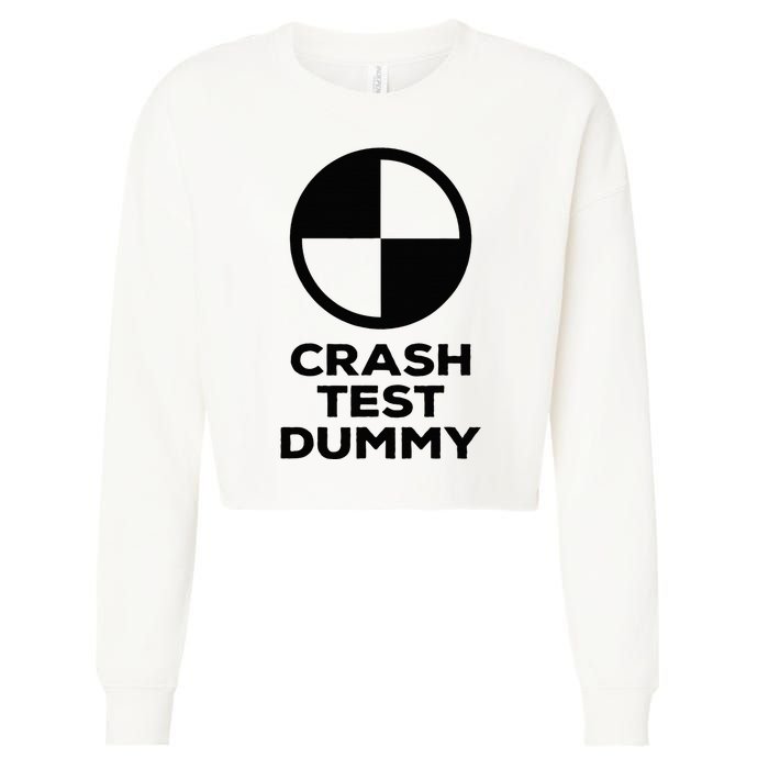 Crash Test Dummy Crash Test Dummy Costume Cropped Pullover Crew