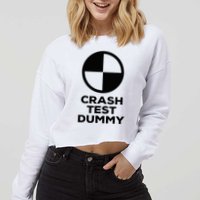 Crash Test Dummy Crash Test Dummy Costume Cropped Pullover Crew