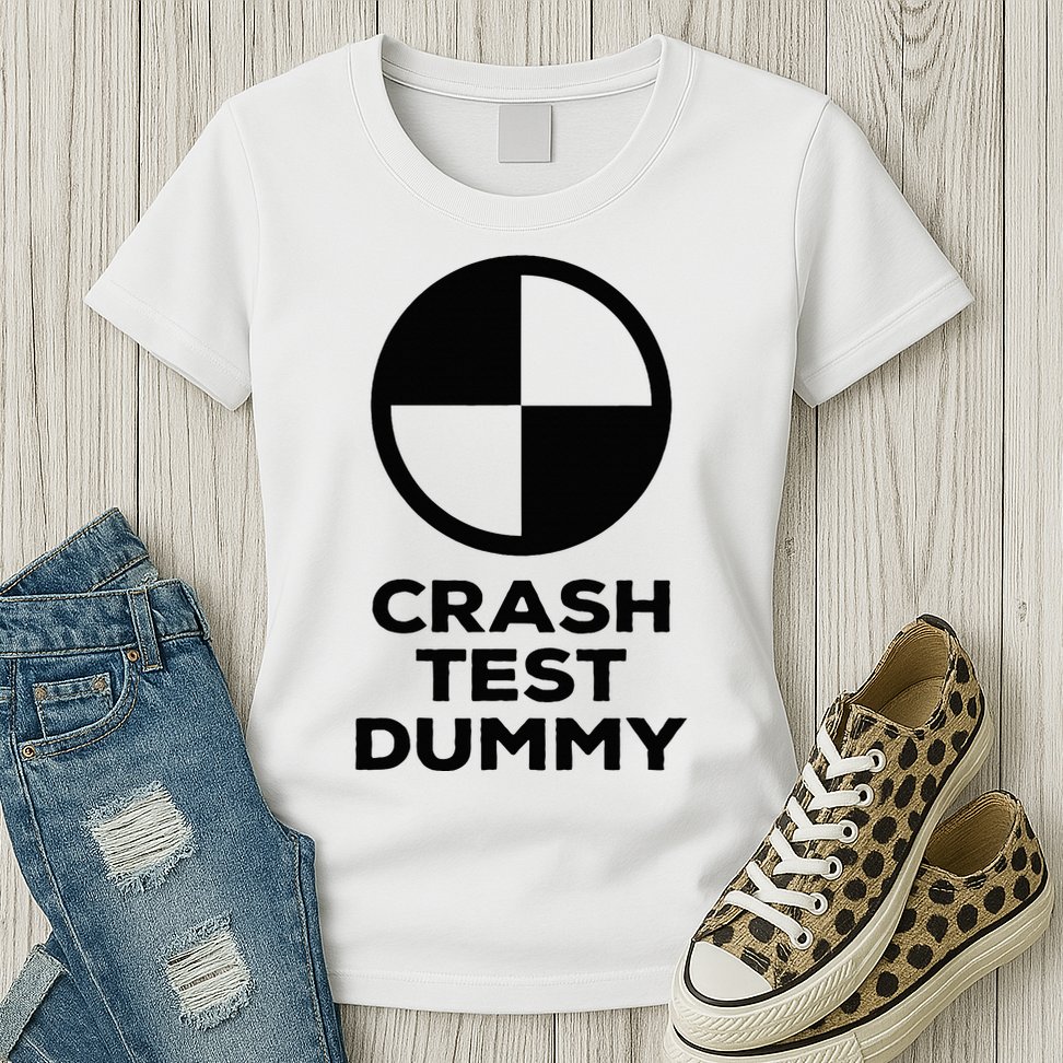 Crash Test Dummy Crash Test Dummy Costume Womens T-Shirt