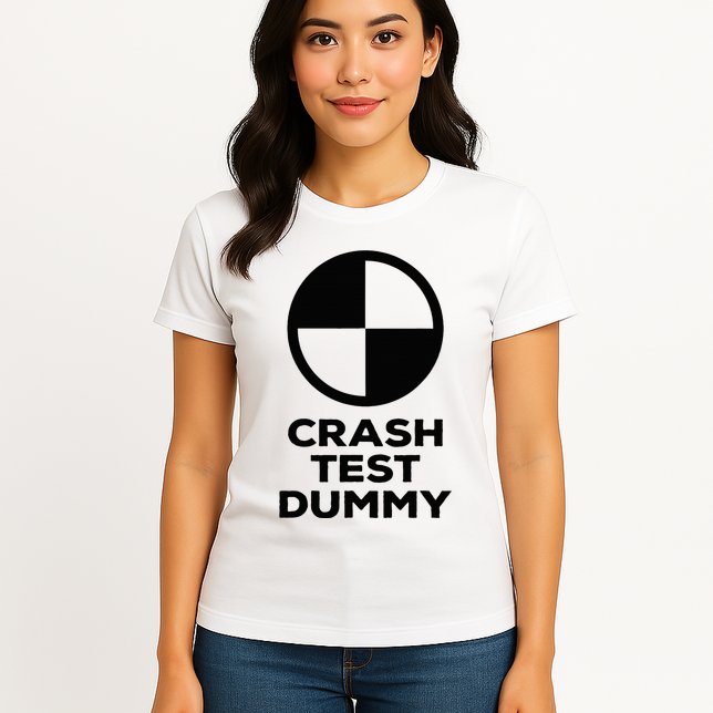 Crash Test Dummy Crash Test Dummy Costume Womens T-Shirt