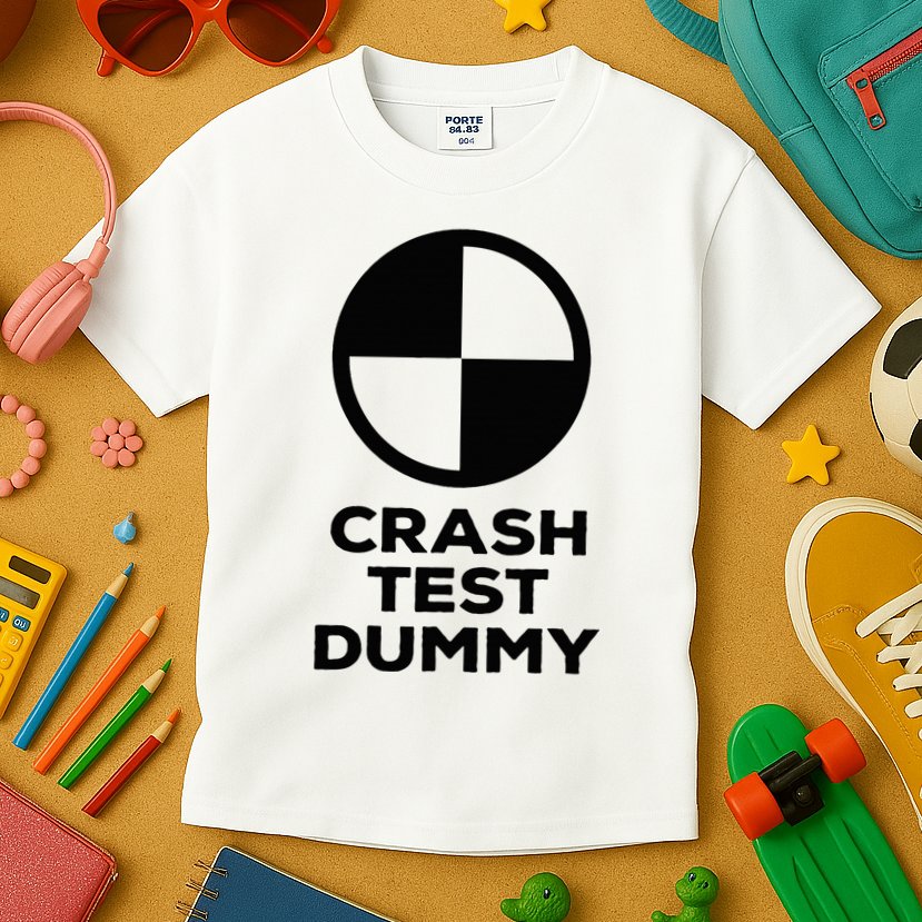 Crash Test Dummy Crash Test Dummy Costume Kids T-Shirt