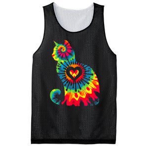 Cat Tie Dye Colorful Pet Mom Dad Lover Meow Mesh Reversible Basketball Jersey Tank