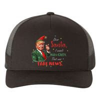 Christmas Trump Dear Santa Fake News Funny Xmas Trump 47 Yupoong Adult 5-Panel Trucker Hat