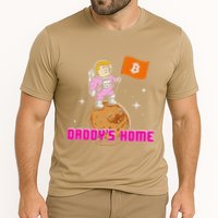Cute Trump DaddyS Home Bitcoin Bullrun Humor Comeback Team Cooling Performance Crew T-Shirt