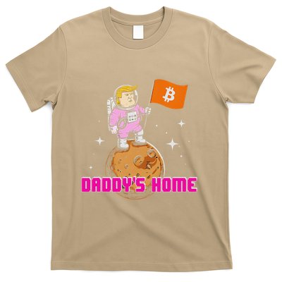 Cute Trump DaddyS Home Bitcoin Bullrun Humor Comeback Team T-Shirt