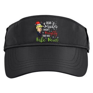 Christmas Trump Dear Santa Fake News Funny Xmas Adult Drive Performance Visor