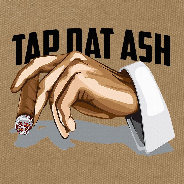 Cute Tap Dat Ash Cigarette Awesome Cotton Canvas Backpack