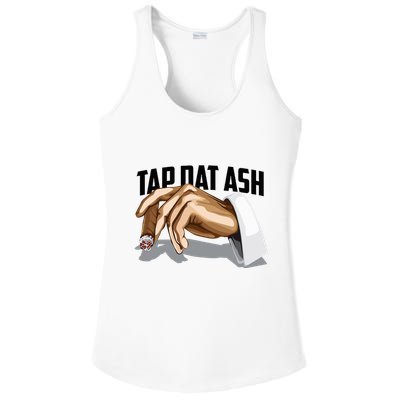 Cute Tap Dat Ash Cigarette Awesome Ladies PosiCharge Competitor Racerback Tank