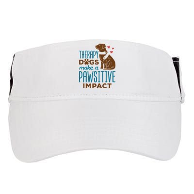 Cute Therapy Dogs Make A Pawsitive Impact Therapy Dog Team Adult Drive Performance Visor