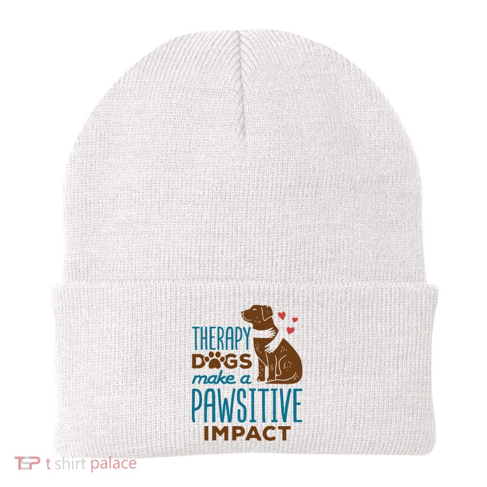 Cute Therapy Dogs Make A Pawsitive Impact Therapy Dog Team Beanie