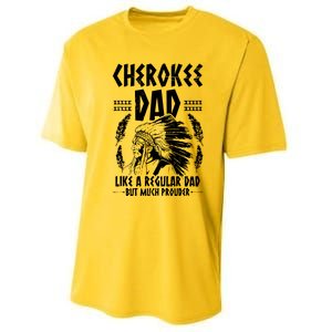 Cherokee Tribe Design For A Proud Cherokee Dad Performance Sprint T-Shirt