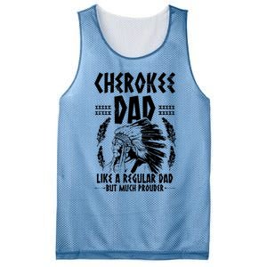 Cherokee Tribe Design For A Proud Cherokee Dad Mesh Reversible Basketball Jersey Tank