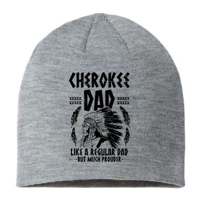 Cherokee Tribe Design For A Proud Cherokee Dad Sustainable Beanie