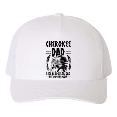 Cherokee Tribe Design For A Proud Cherokee Dad Yupoong Adult 5-Panel Trucker Hat