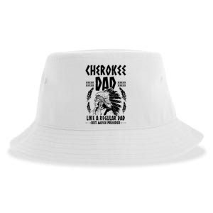 Cherokee Tribe Design For A Proud Cherokee Dad Sustainable Bucket Hat