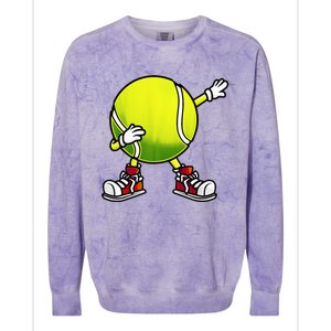 Cute Tennis Design Tennis Player Racket Sport Colorblast Crewneck Sweatshirt