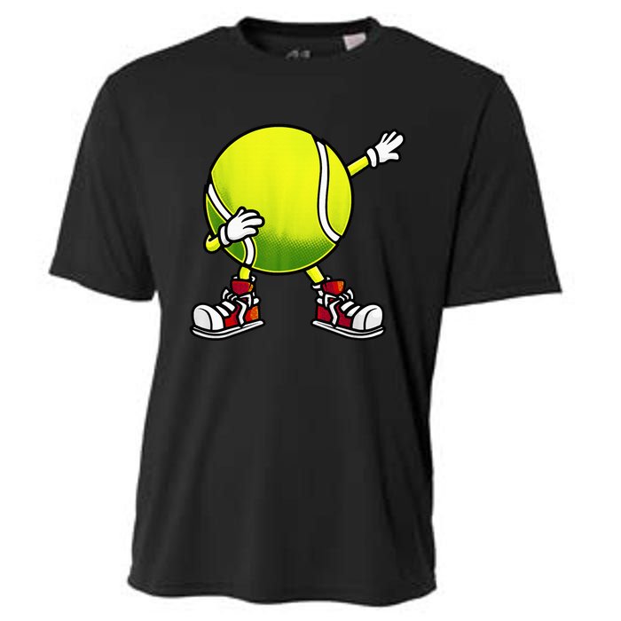 Cute Tennis Design Tennis Player Racket Sport Cooling Performance Crew T-Shirt