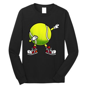 Cute Tennis Design Tennis Player Racket Sport Long Sleeve Shirt