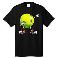 Cute Tennis Design Tennis Player Racket Sport Tall T-Shirt