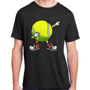 Cute Tennis Design Tennis Player Racket Sport Adult ChromaSoft Performance T-Shirt