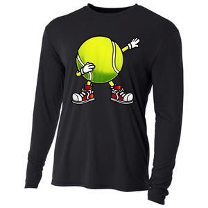 Cute Tennis Design Tennis Player Racket Sport Cooling Performance Long Sleeve Crew