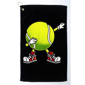 Cute Tennis Design Tennis Player Racket Sport Platinum Collection Golf Towel