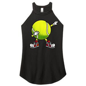 Cute Tennis Design Tennis Player Racket Sport Women’s Perfect Tri Rocker Tank